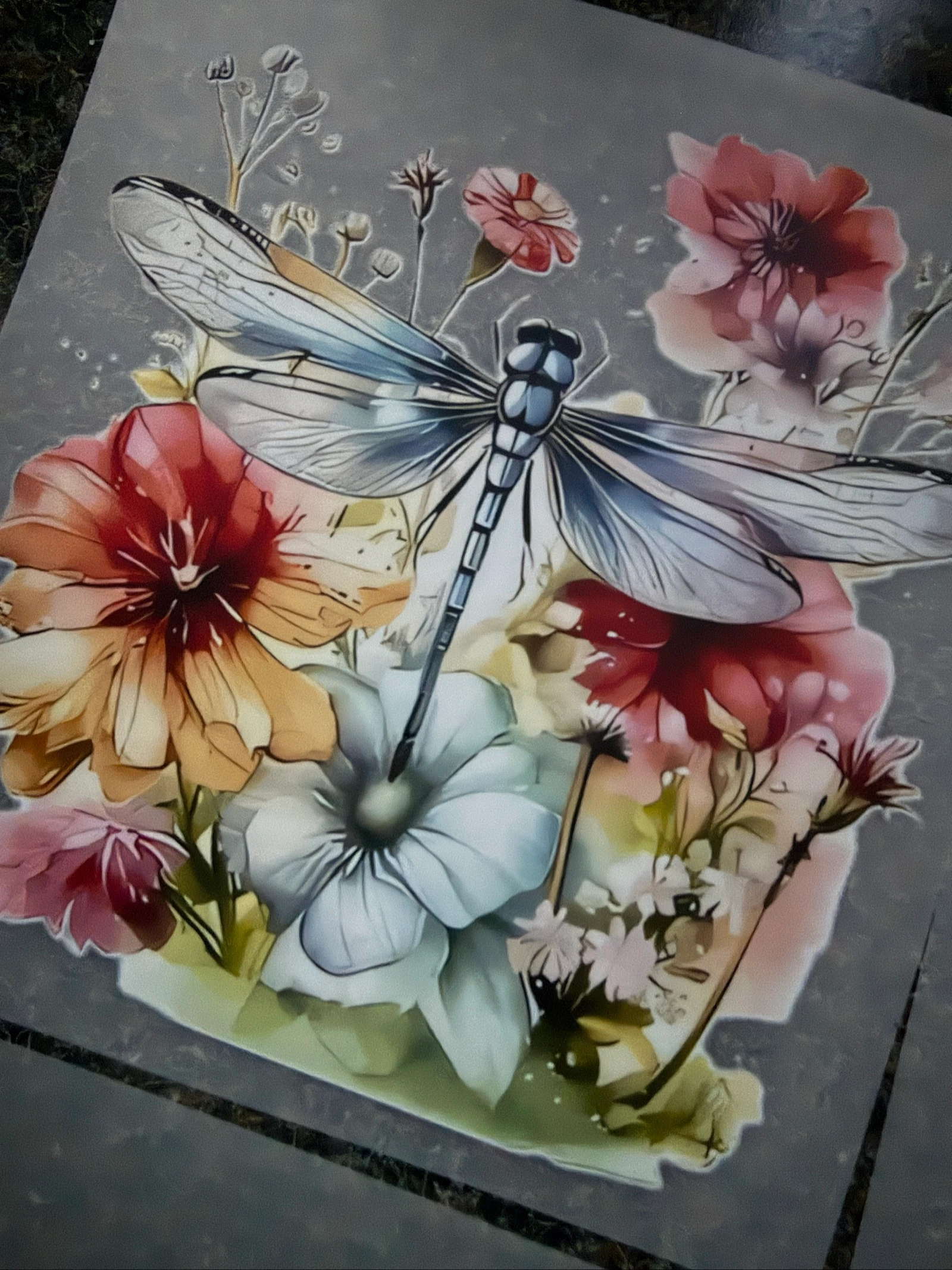 Transferências DTF Libélulas e Flores - Por unidade – photo 6